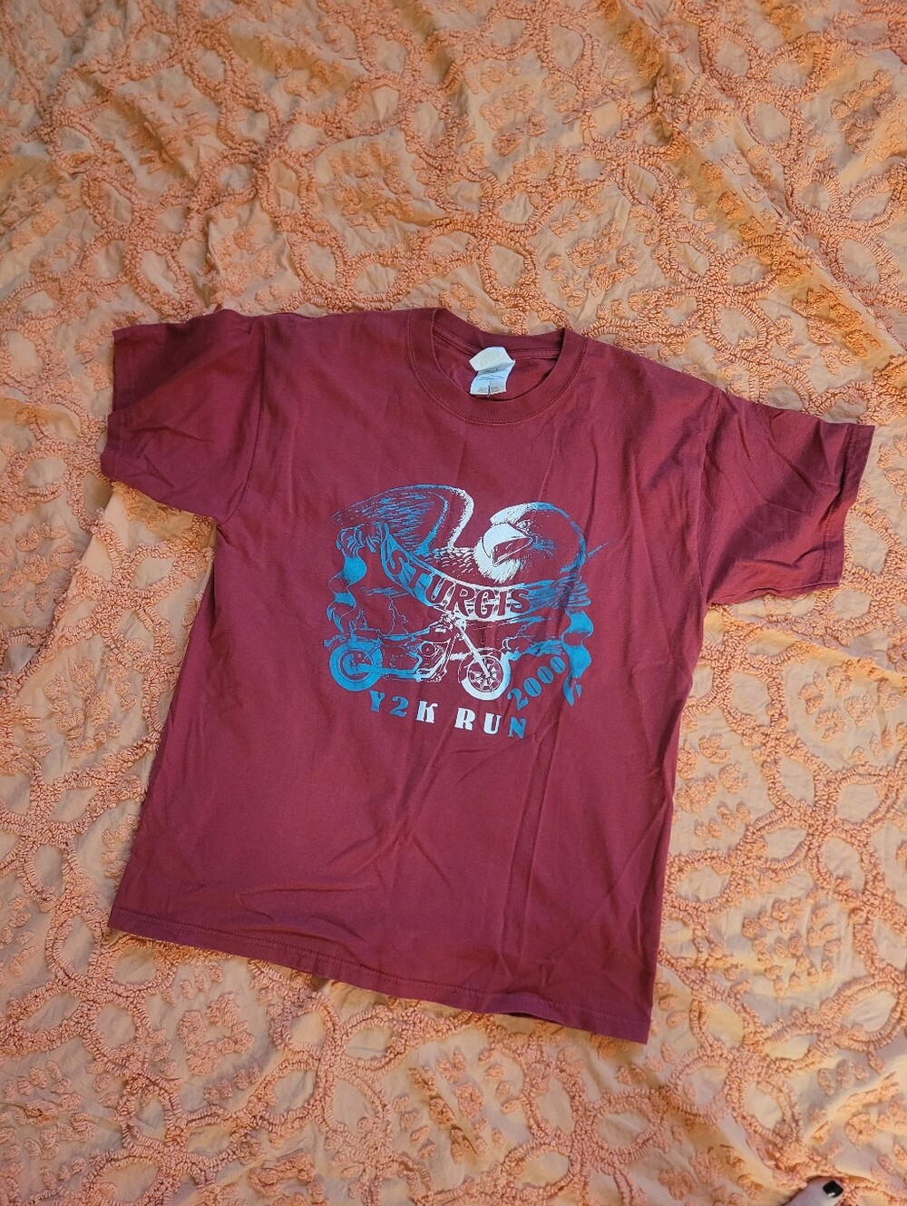 Red Vintage Unisex 2000 Sturgis Rally T-Shirt